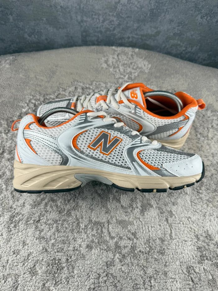 New Balance 530 Running Abzorb - White & Cream & Orange - photo numéro 6