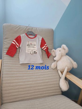 Tee shirt manches longues 12 mois