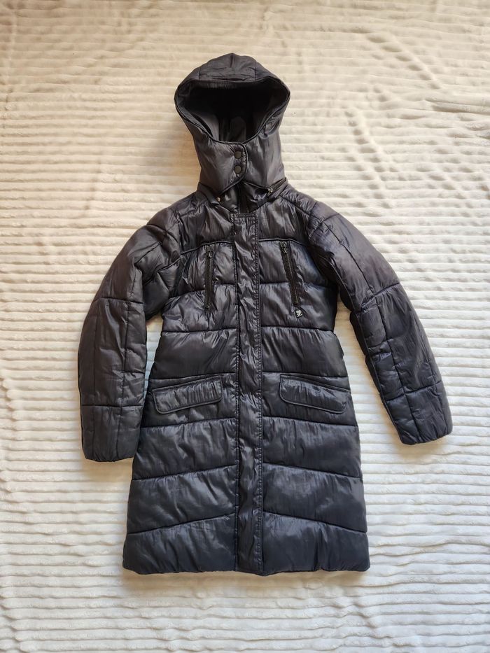 Doudoune longue fille TEDDY SMITH – 12 ans – Bleu marine ❄️✨