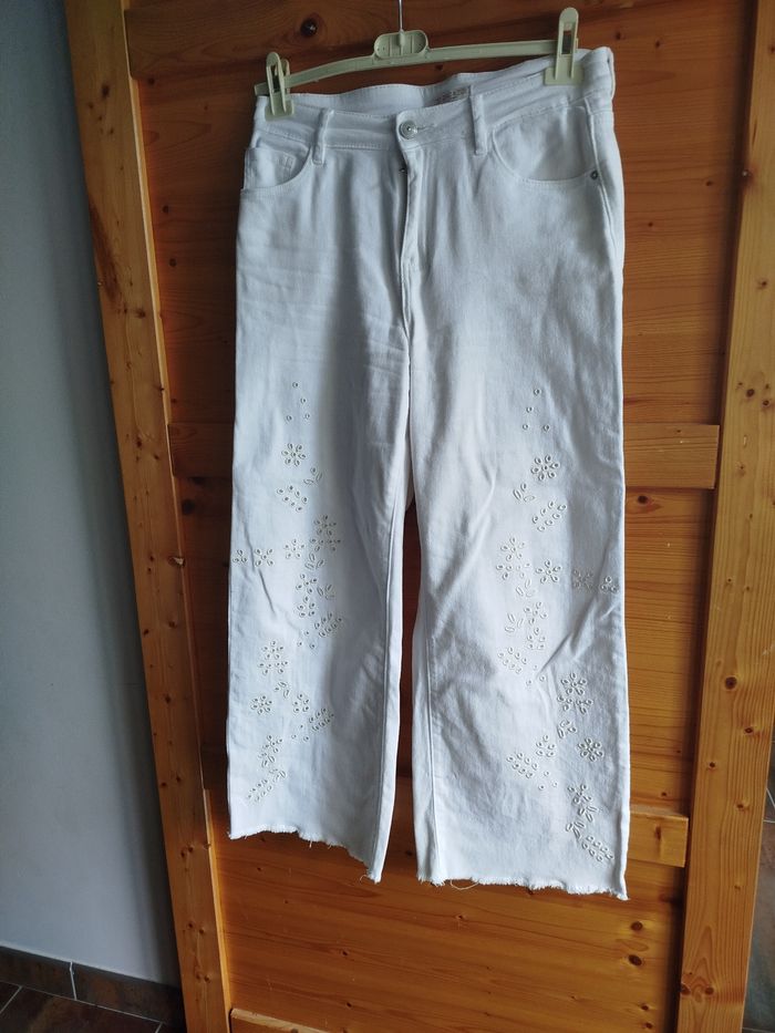 Pantalon broderie