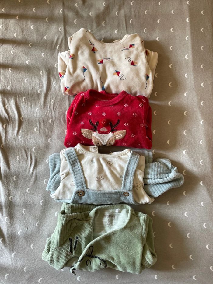 Lot pijamas 6 mois garçon