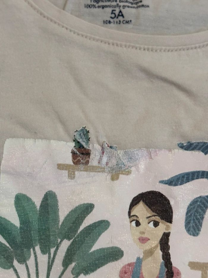 Lot de 2 t-shirt manches courtes taille 5 ans - photo numéro 3