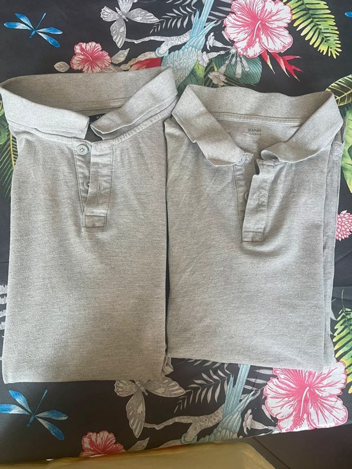 Lot polo homme grande taille gris - photo numéro 7