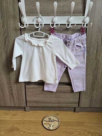 Vêtement Bébé Fille - Ensemble - Obaibi et Lulu Castagnette - 6 mois 68 cm