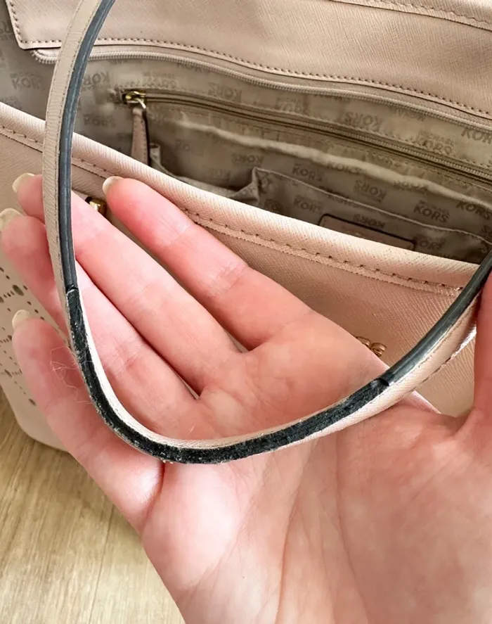 Sac à main cabas Michael Kors rose pale - photo numéro 10