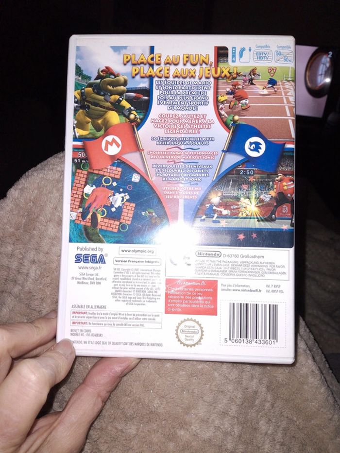 Jeu Nintendo wii Mario et sonic aux jeux olympiques - photo numéro 2