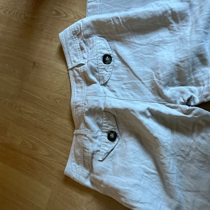 Pantalon femme taille 40 mi lin - photo numéro 5