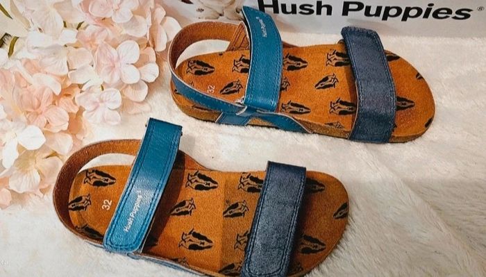Sandales nus pieds cuir Fille Scratch Hush Puppies T32 - photo numéro 3