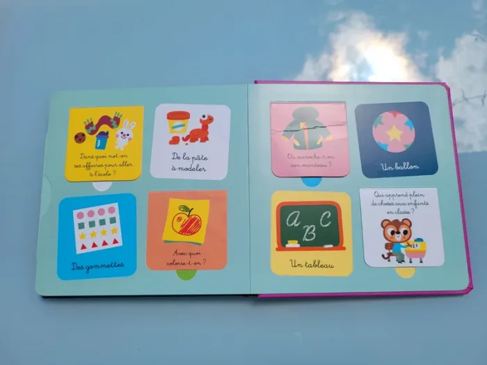 Livre animé à tirettes et roues  🚸 L'école 🎒 - photo numéro 9