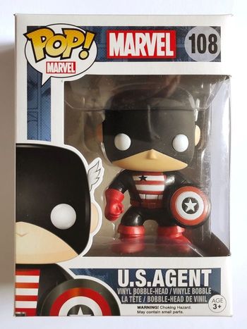 Figurine Funko Pop Marvel U.S Agent Captain America 108