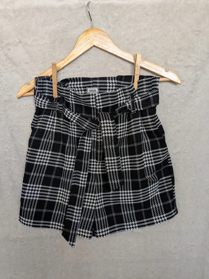 Mini-short épais Pimkie Collection - Noir/blanc