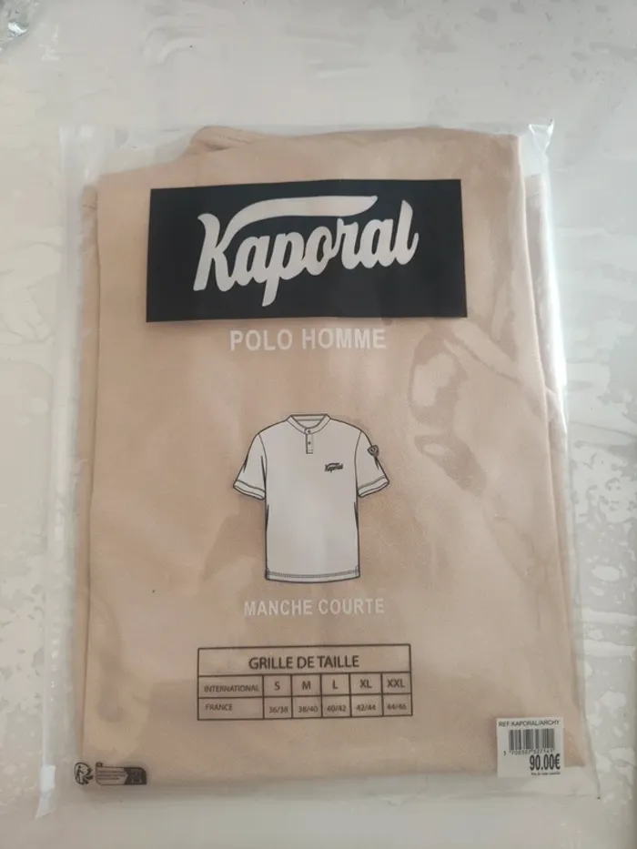 Polo homme Kaporal L beige - photo numéro 2