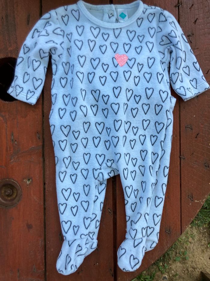Lot 3 pyjamas hiver fille 3 mois - photo numéro 2