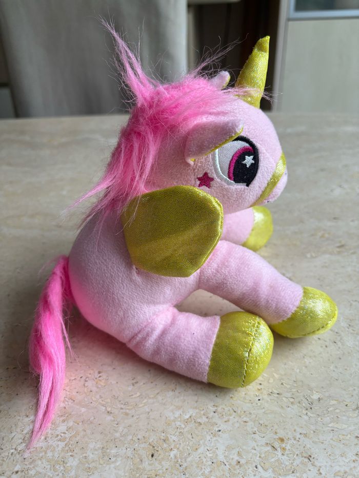 PELUCHE "LICORNE" ROSE - photo numéro 2