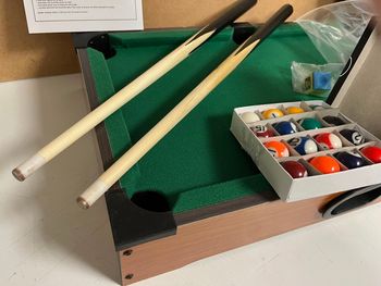 Jeu de billard sur table