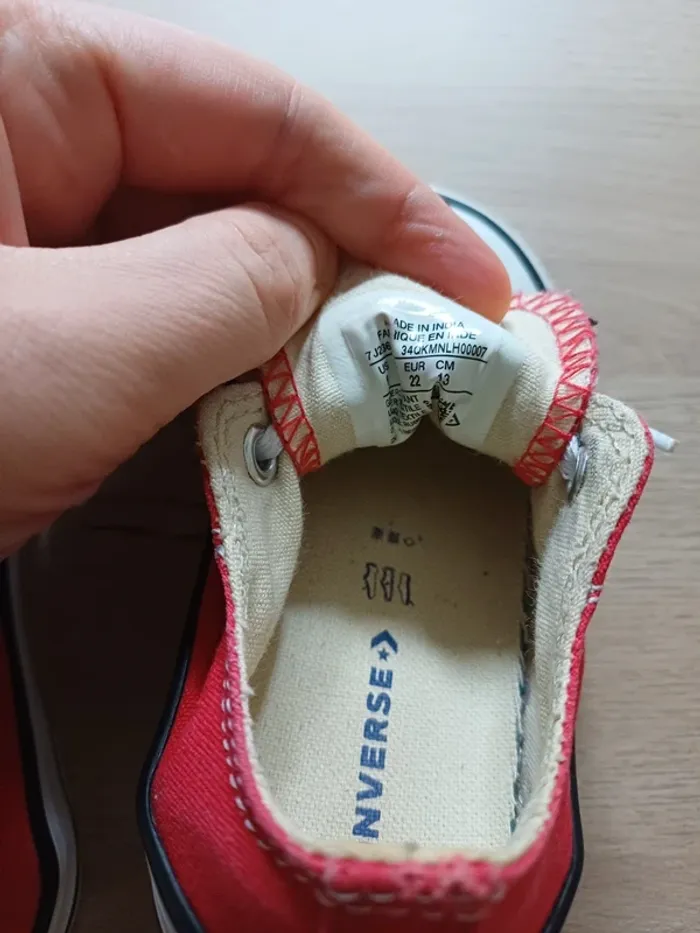 Converse rouge - photo numéro 6