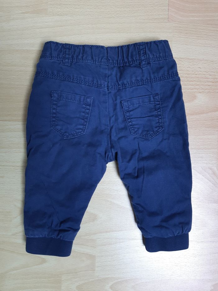 Pantalon bleu marine Tape à l'oeil 6 mois TBE - photo numéro 3