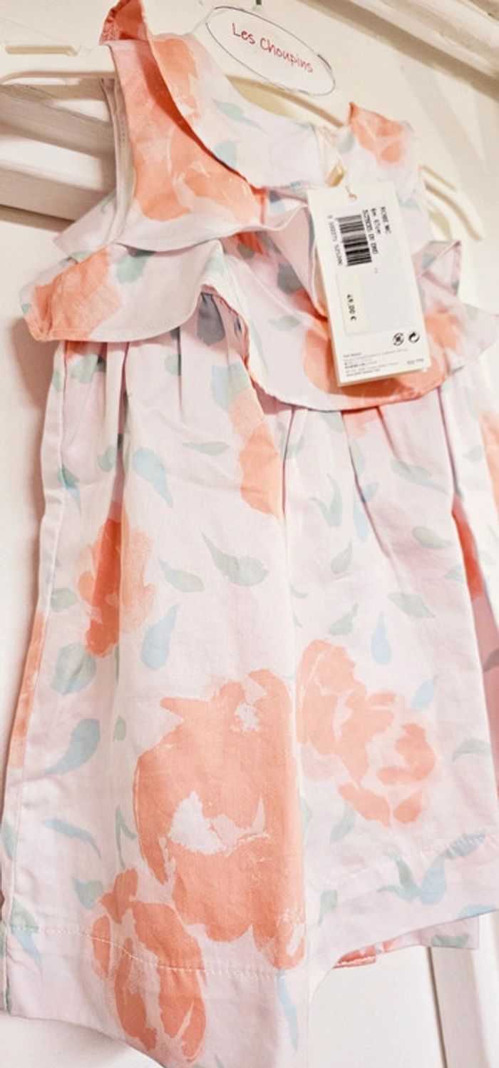 Robe 100% coton Petit Bateau Taille 6 mois - photo numéro 2