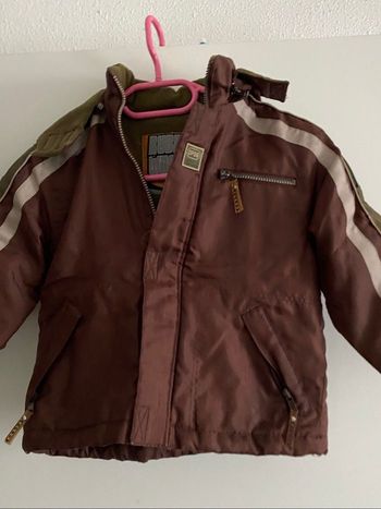 DPAM parka  marron à capuche 4 ans