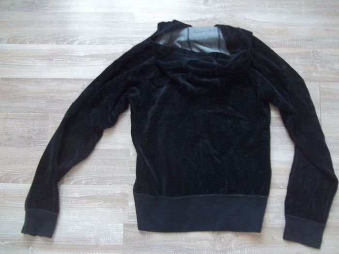 Gilet sweat velours noir 14 ans/156 cm - photo numéro 6