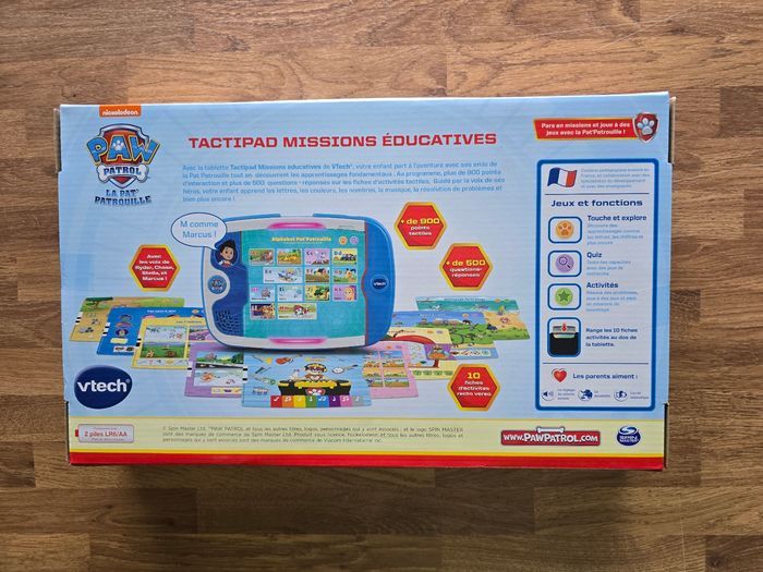 Tablette TactiPad missions éducatives - Pat Patrouille - photo numéro 2