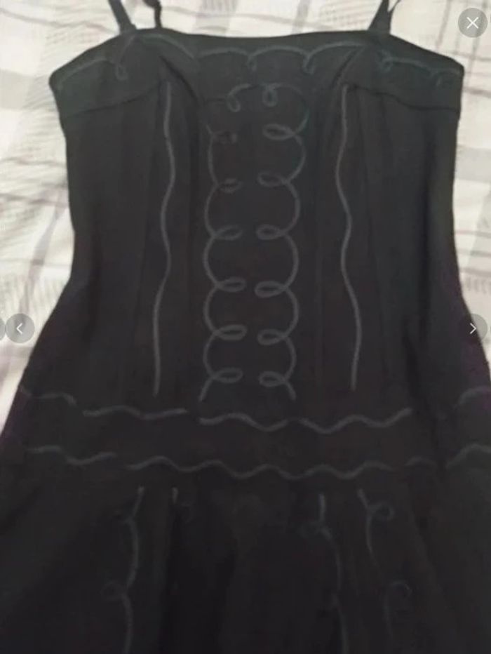 Robe noire cocktail t 38 40 - photo numéro 4