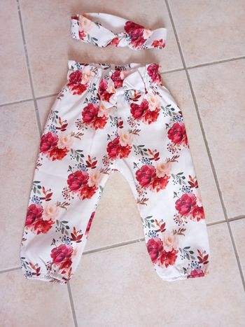 Pantalon fleurie 18 mois