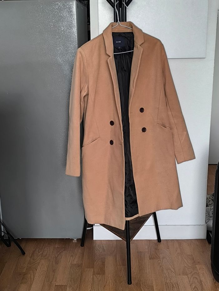 Manteau marron Kiabi