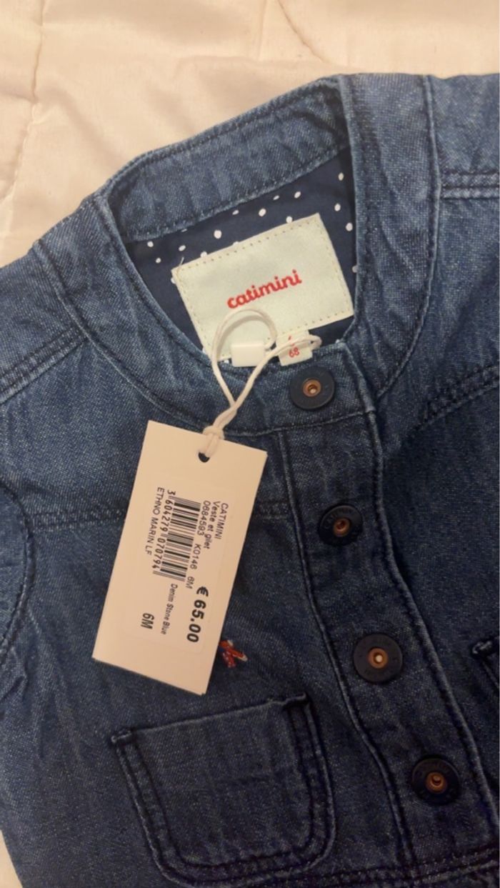 Chemise en jean catimini - photo numéro 2