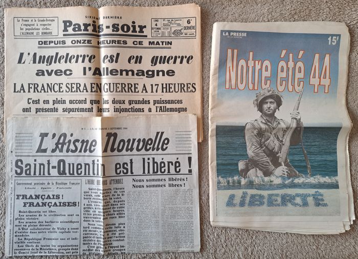 📚 Lot de divers documents livres magazines 2ème Guerre Mondiale et Débarquement de Normandie - photo numéro 2