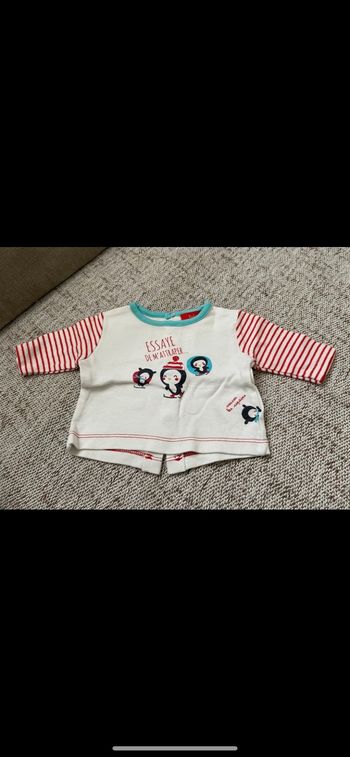 Teeshirt manches longues 1 mois