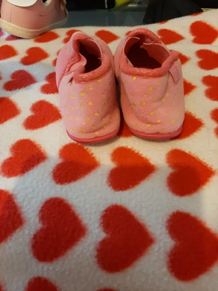 Chaussons pantoufles babygro pointure 25 fille - photo numéro 6