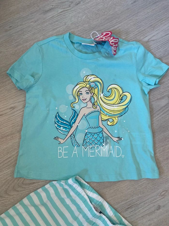 Pyjama, short ou ensemble original Marine Barbie taille 2 3  ans neuf - photo numéro 2