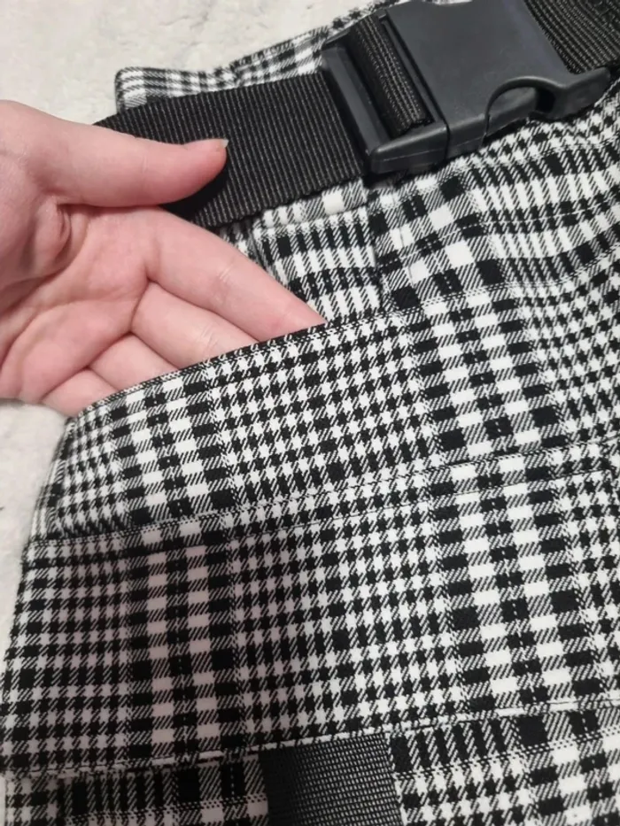 Short à damier noir et blanc - photo numéro 9