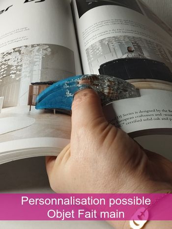 Fait main Support de Pouce de Lecture en résine abr044