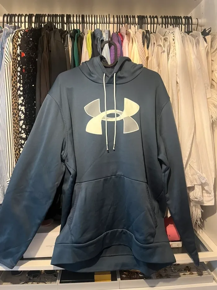 Hoodie bleu gris