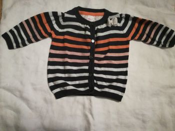 Gilet à rayures