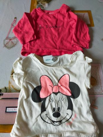 Haut pour fille d'un mois