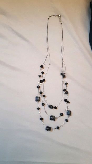Collier fantaisie 3 rangs