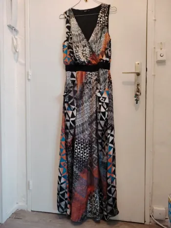 Robe longue avec poche