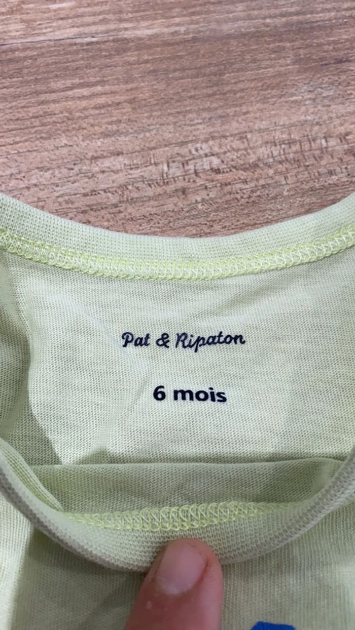 Ensemble patalon court et t-shirt 6 mois - photo numéro 2