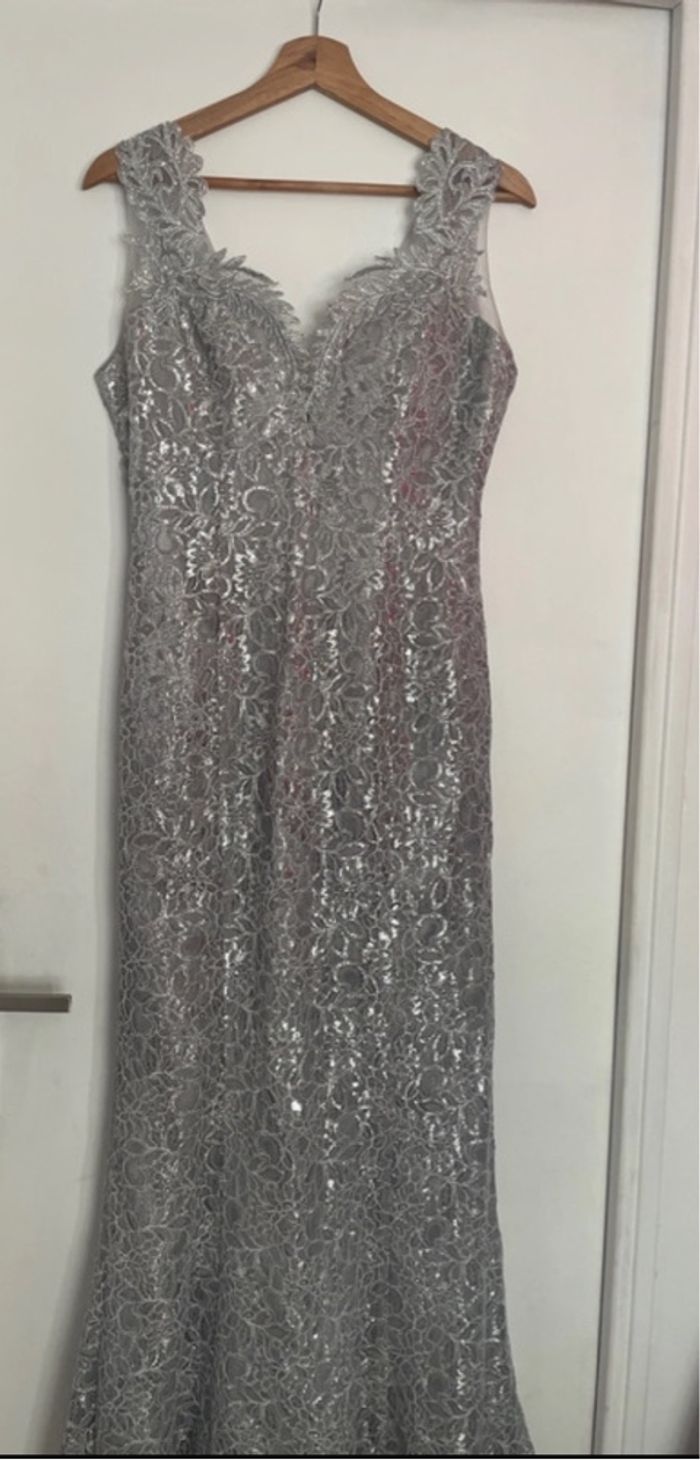 Robe de soirée gris - photo numéro 5