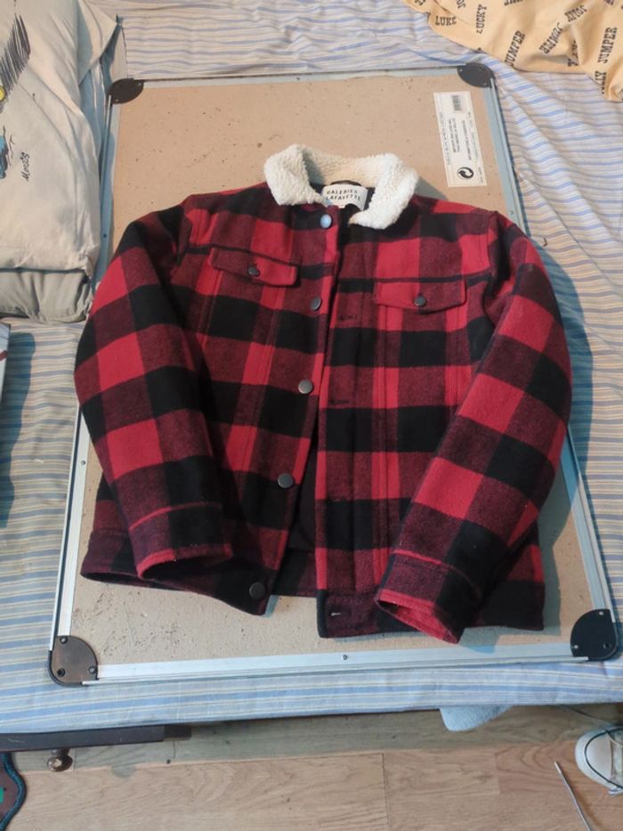 Veste bûcheron carreau rouge Lafayette