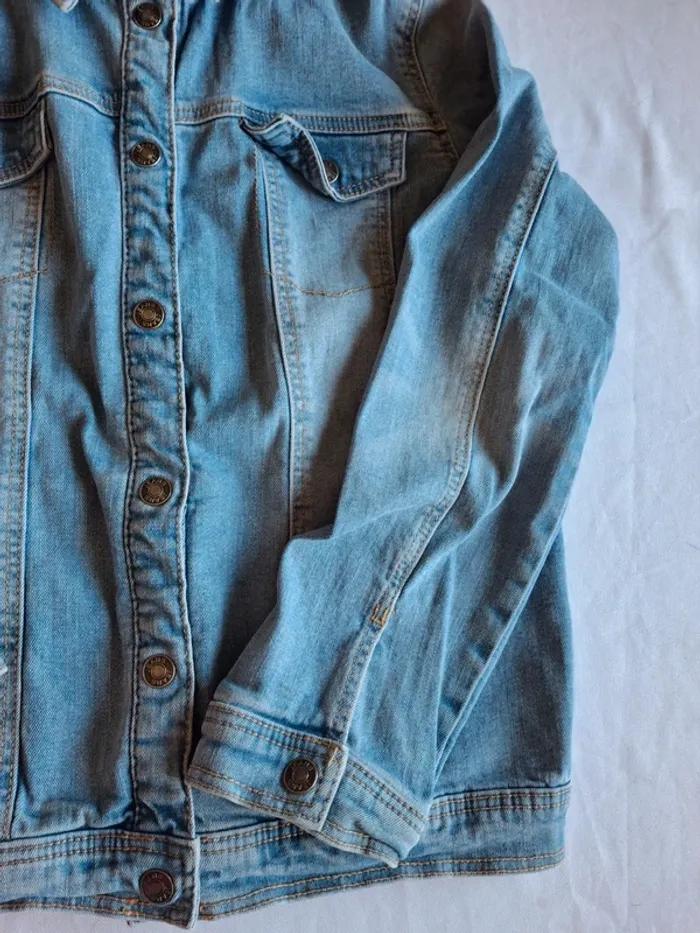 Veste en jean fille taille 12 ans - photo numéro 3