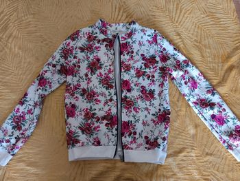 Veste à fleurs