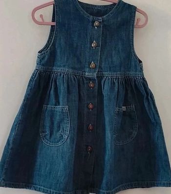 Robe fille en jean