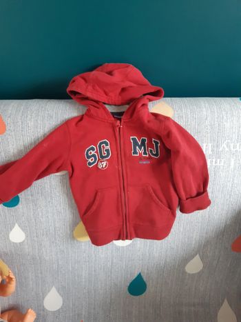 Veste zippée sergent major 2 ans