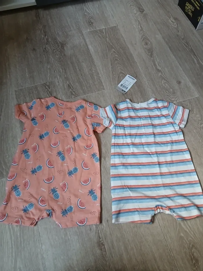 Lot de 2 barboteuses bébé garçon 9 mois - photo numéro 6