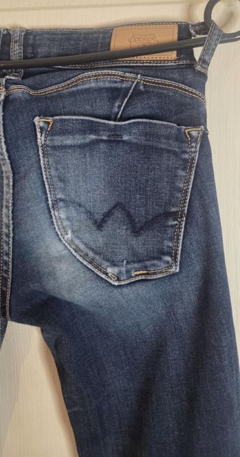 LE TEMPS DES CERISES – JEAN SLIM DENIM BLEU – T14A (34/36) – EXCELLENT ÉTAT