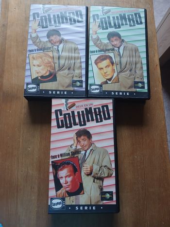 3 VHS de la série Columbo 